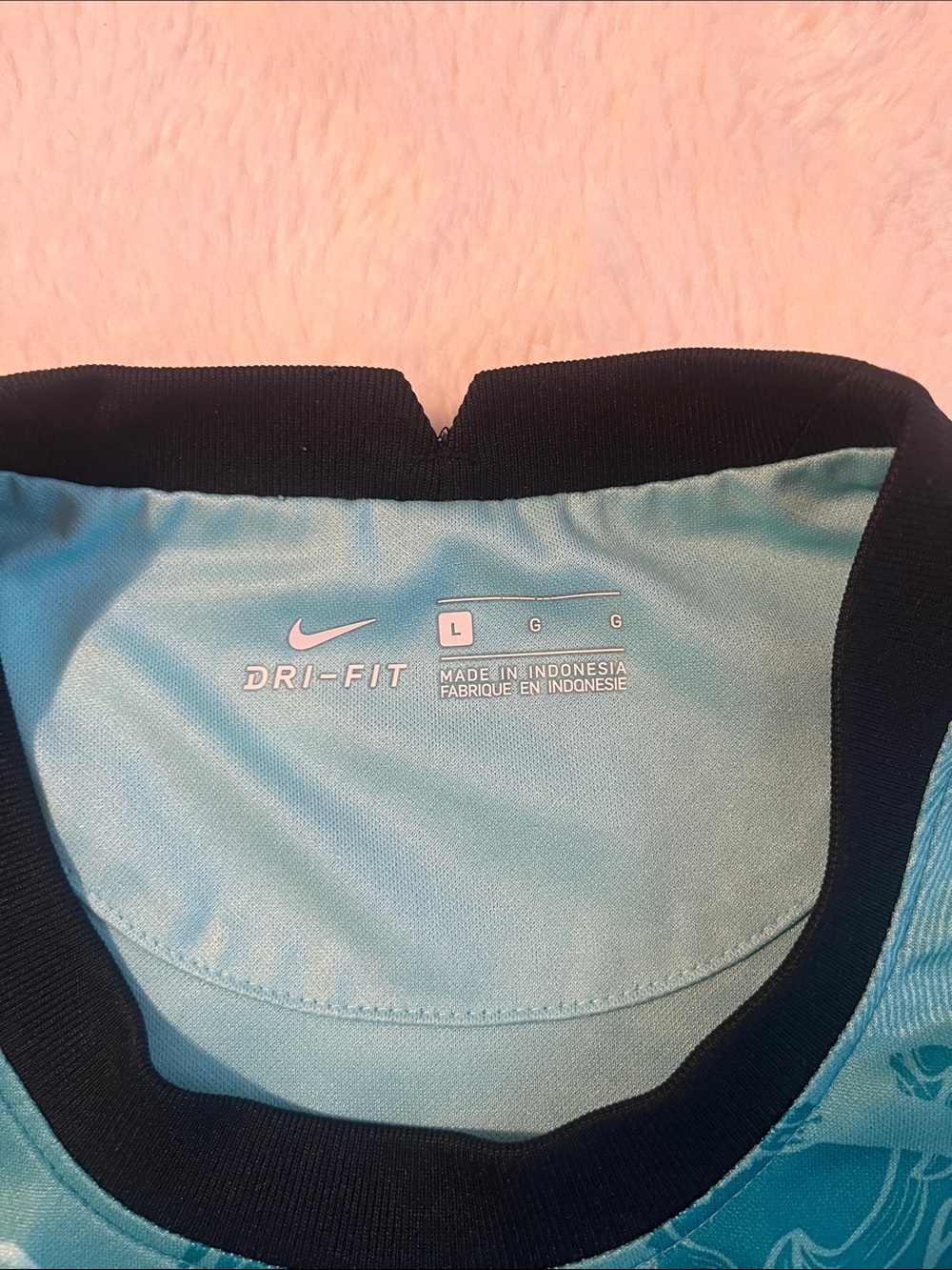 Nike Teal & Aqua Liverpool FC Graphic Soccer Jersey - Picture 2 of 3